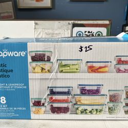 Snapware 38-piece Plastic Food Storage Set