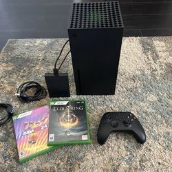 Series X Console Bundle 2TB Extra Controller And Two Games 