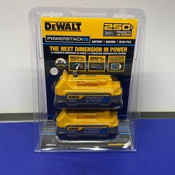 DEWALT DCP034-2 20V MAX POWERSTACK Compact Lithium-Ion Battery (2 Pack)