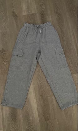Grey Cargo Sweatpants Pro club
