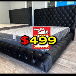 Queenn Black European With Orthopedic Matres!!!!