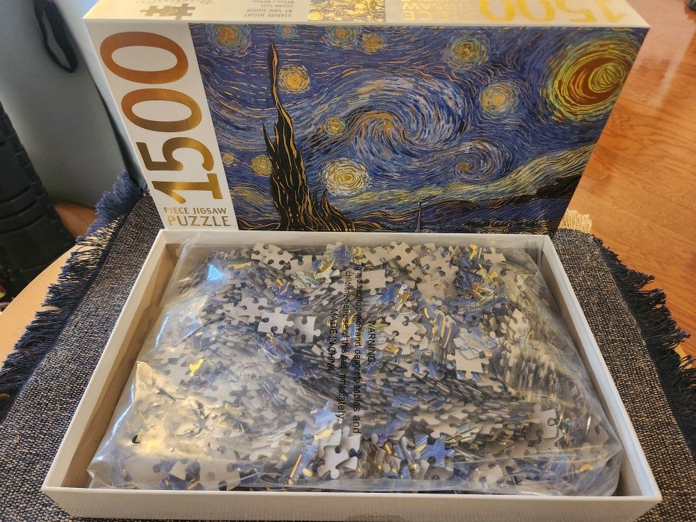 Starry Night by Van Gogh 1500-piece Jigsaw Puzzle