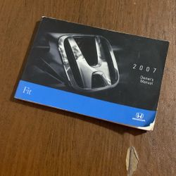 HONDA FIT 2007 OWNER’S MANUAL