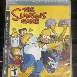 PS3 The Simpsons Game CIB
