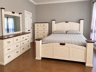 Western rustic bedroom set KING