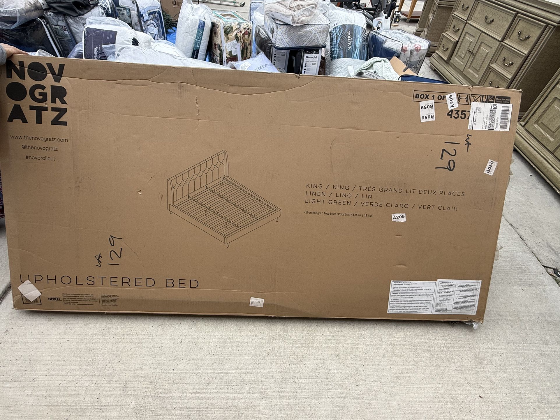 King Size bed Frame.