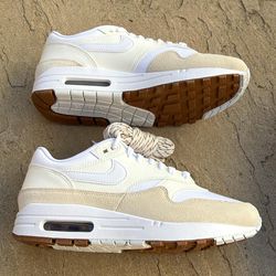 New Nike air max 1 SC sai white running shoes men’s 7, youth 7y, women’s 8.5