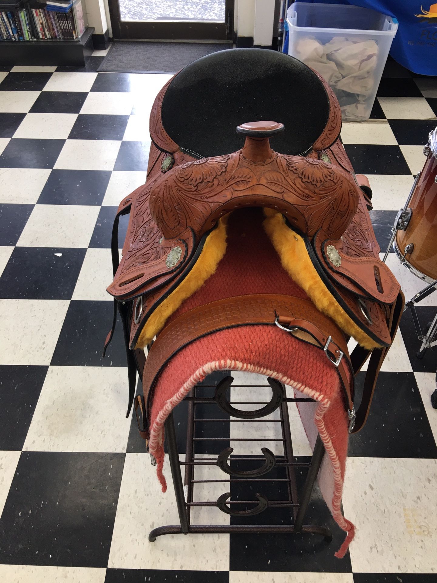 Custom Saddle With Stand