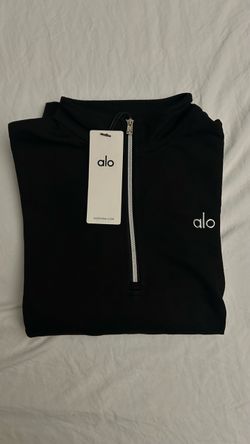 Men’s Black Quarter Zip | Size Available : S, M