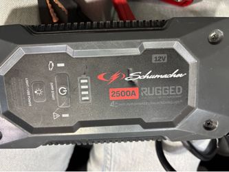Schumacher 2500A Rugged 12V Lithium Jump Starter & Power Pack⁠