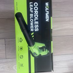 Leaf Blower, Electric Cordless Leaf Blower with 2 Batteries and Charger, 2 Speed Mode, Lightweight Cordless Blower for Blowing Leaves, Patio Cleaning,