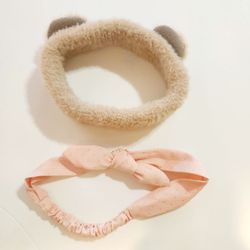 🩷Tween girl pink headband & Teddy Bear headband size: OS