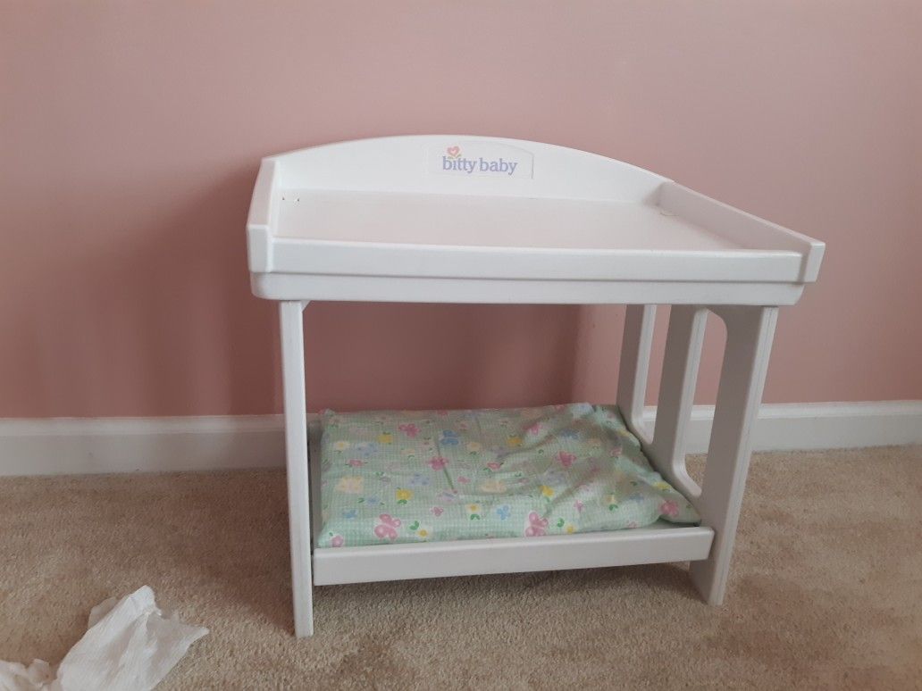 Bitty baby changing table