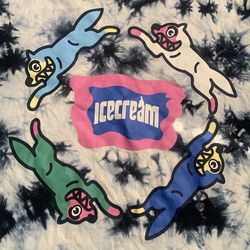 IceCream Running Dog Shirt