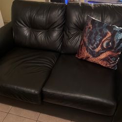 Leather sofas
