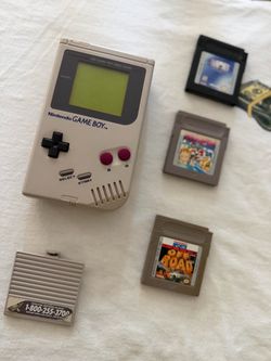 Nintendo Game Boy with 3 Games