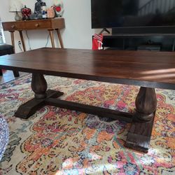 World Market Coffee Table 48 X 28 dimensions. Nice solid wood. 