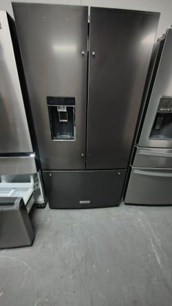 KitchenAid French Door Refrigerator Black Stainless