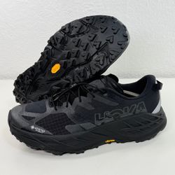 Hoka Speedgoat 7 GTX Running Shoes Mens 11.5 D Black Sneaker Vibram Run NWOB