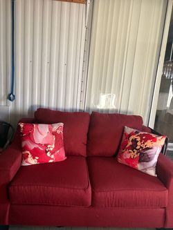 Red couch