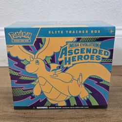 Meet Today Pokemon Trading Card Game TCG Mega Evolutions Ascended Heroes Elite Trainer Box ETB