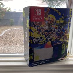 Brand New Nintendo Switch- Splatoon 3 Edition.