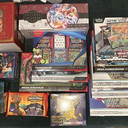 Pokemon Boxes and Collections - See Pictures & Description