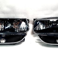 HEADLIGHTS FOR FORD 95-01 EXPLORER/97 MOUNTAINEER BLACK HOUSING