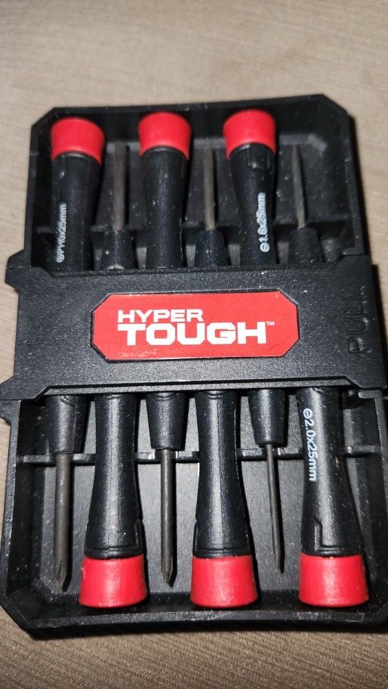 Hyper Tough 6pc Precision Screwdriver Set