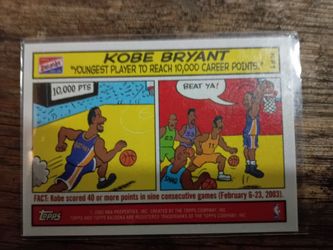 Rare 2003  KOBE BRYANT Bazooka card MINT