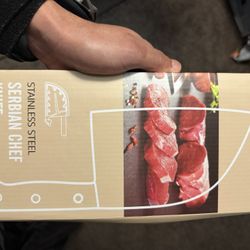 STAINLESS STEEL SERBIAN CHEF KNIFE