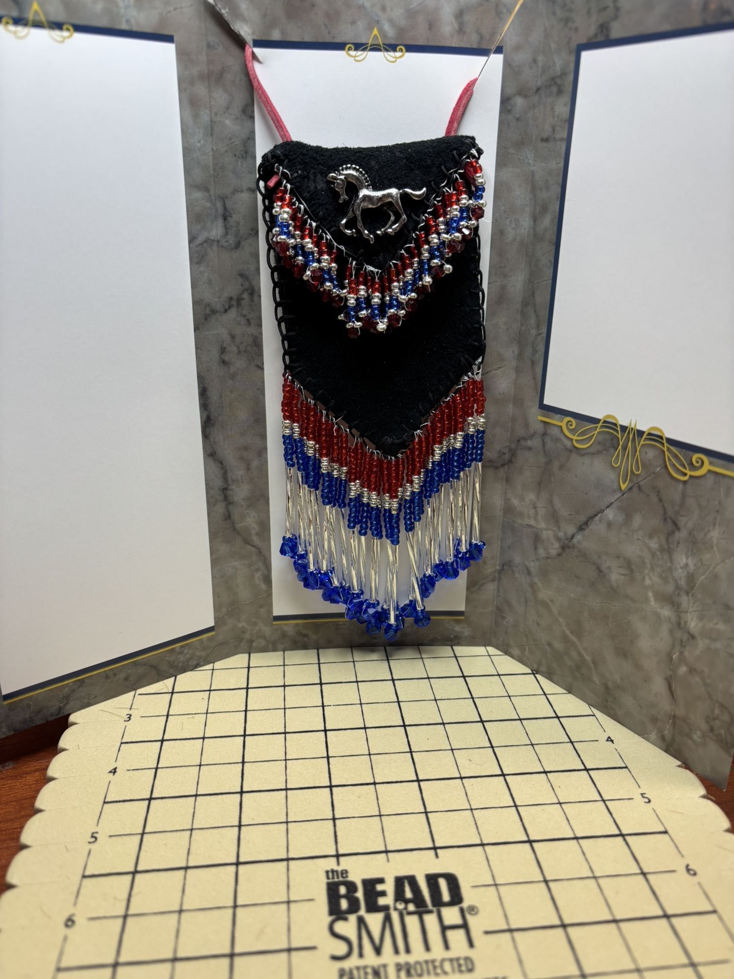 Beaded Bag A- 124