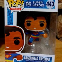Superman Gingerbread Funko Pop