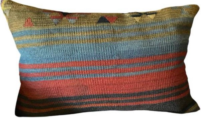 16” X 24” WOOL Throw Pillow NEW