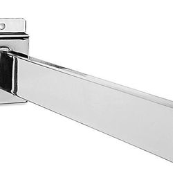 12 Straight Faceout for Slatwall - 12", Chrome