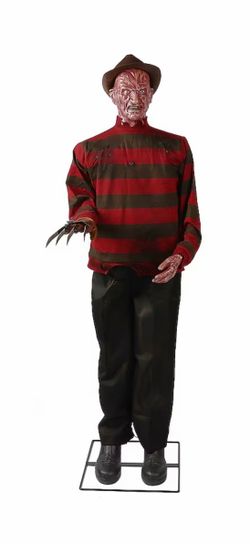 6-Ft Freddy Krueger Halloween Animatronic – Used Once