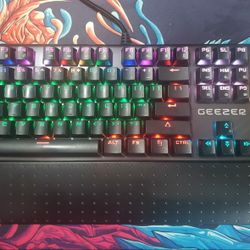Geezer RGB blue Switch Mechanical Keyboard