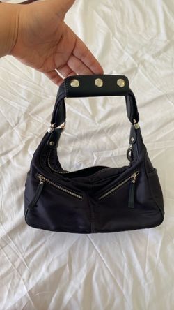 Tod’s Black Leather Nylon Bag