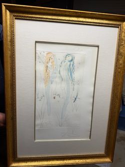 Two Nudes Salvador Dali