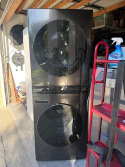 LG Laundry Tower Ventless 5.0 cu 7.8 cu 3 months warranty delivery and installation available