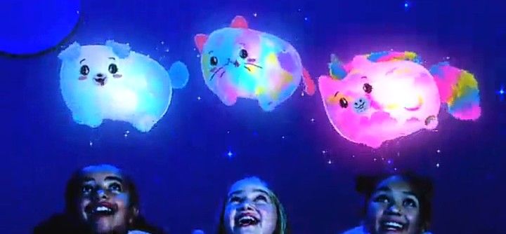 PIKMI POPS LED JELLY DREAMS GLINT THE DOG LIGHT UP PLUSH SOFT LIKE