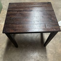 Wood End Table