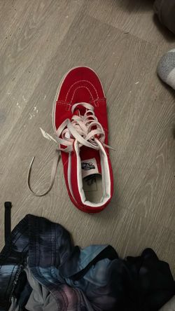 Red High top Vans