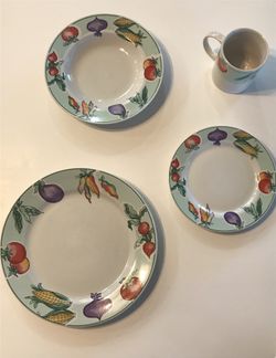 Gibson Housewares Vegetable China - 30 Pieces