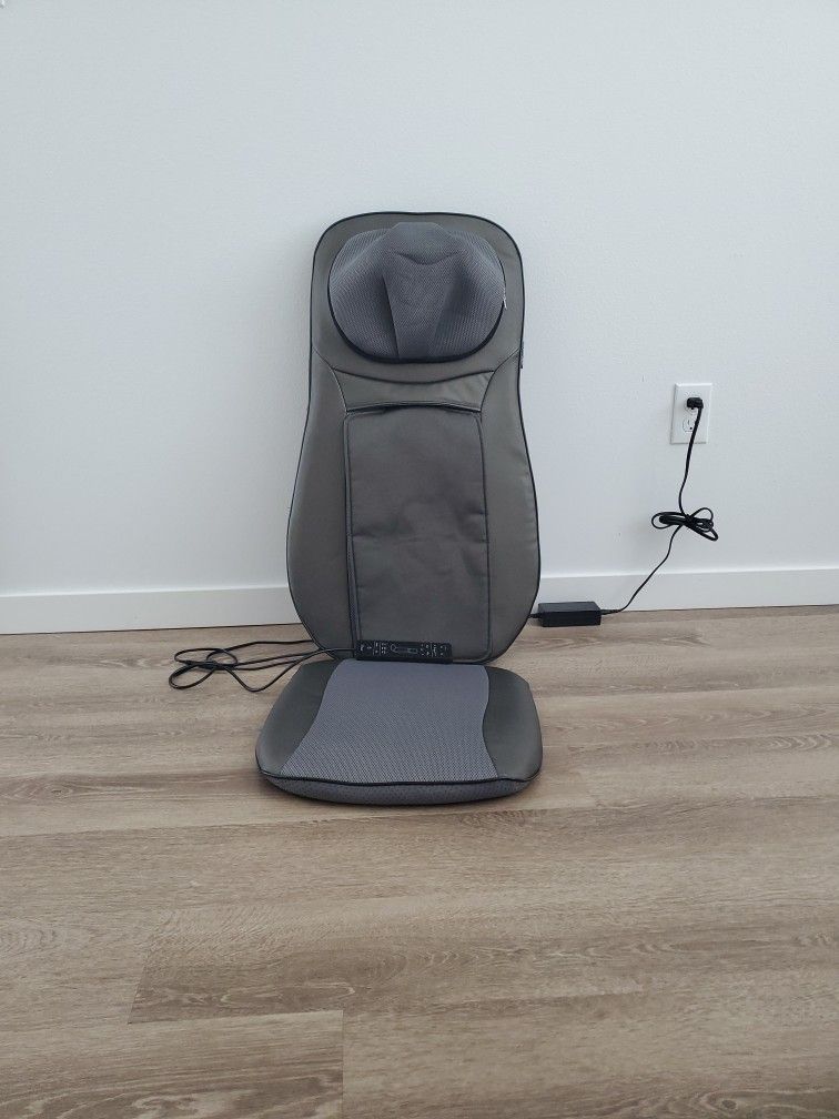 Snailax Shiatsu Full Back Massager with Heat, Adjustable Chair Massager pad, Rolling Massage Seat Cushion