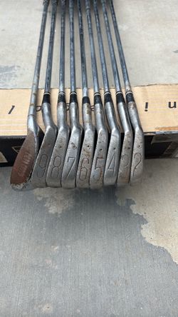 Vintage golf clubs
