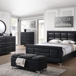 Brand New 4 Pc Queen Bedroom Set