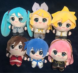 Vocaloids Plush Keychain Set