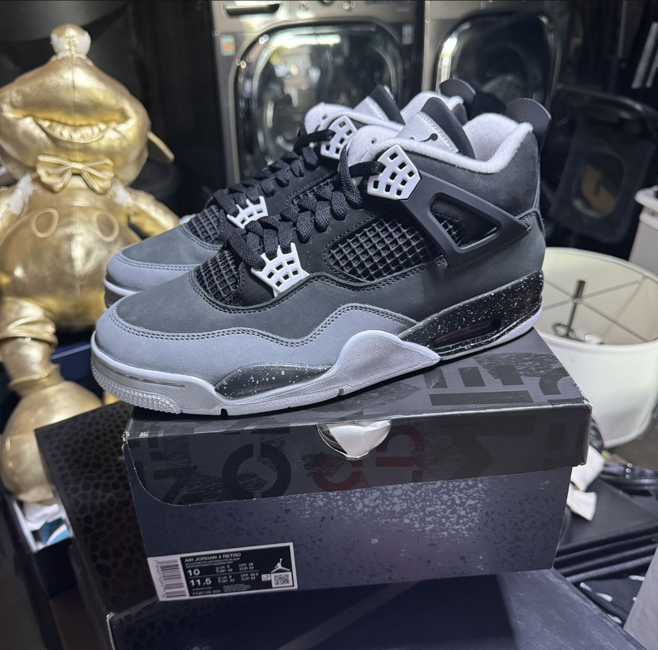 Air Jordan 4 Retro 'Fear' 2024 Size 10 Men Brand New