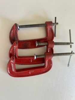 Set of 3. 3” C-clamps